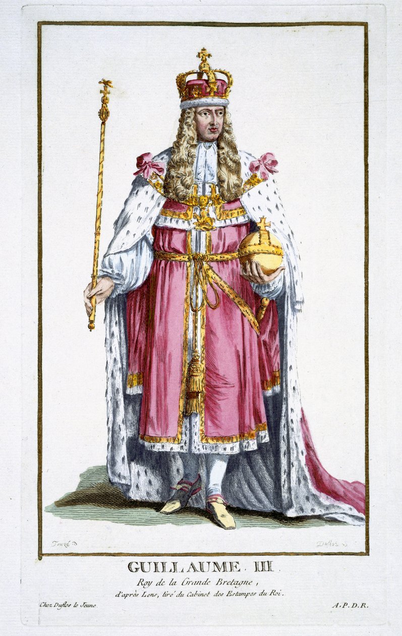 Orange'lı William III (1650-1702), 1780 by Pierre Duflos