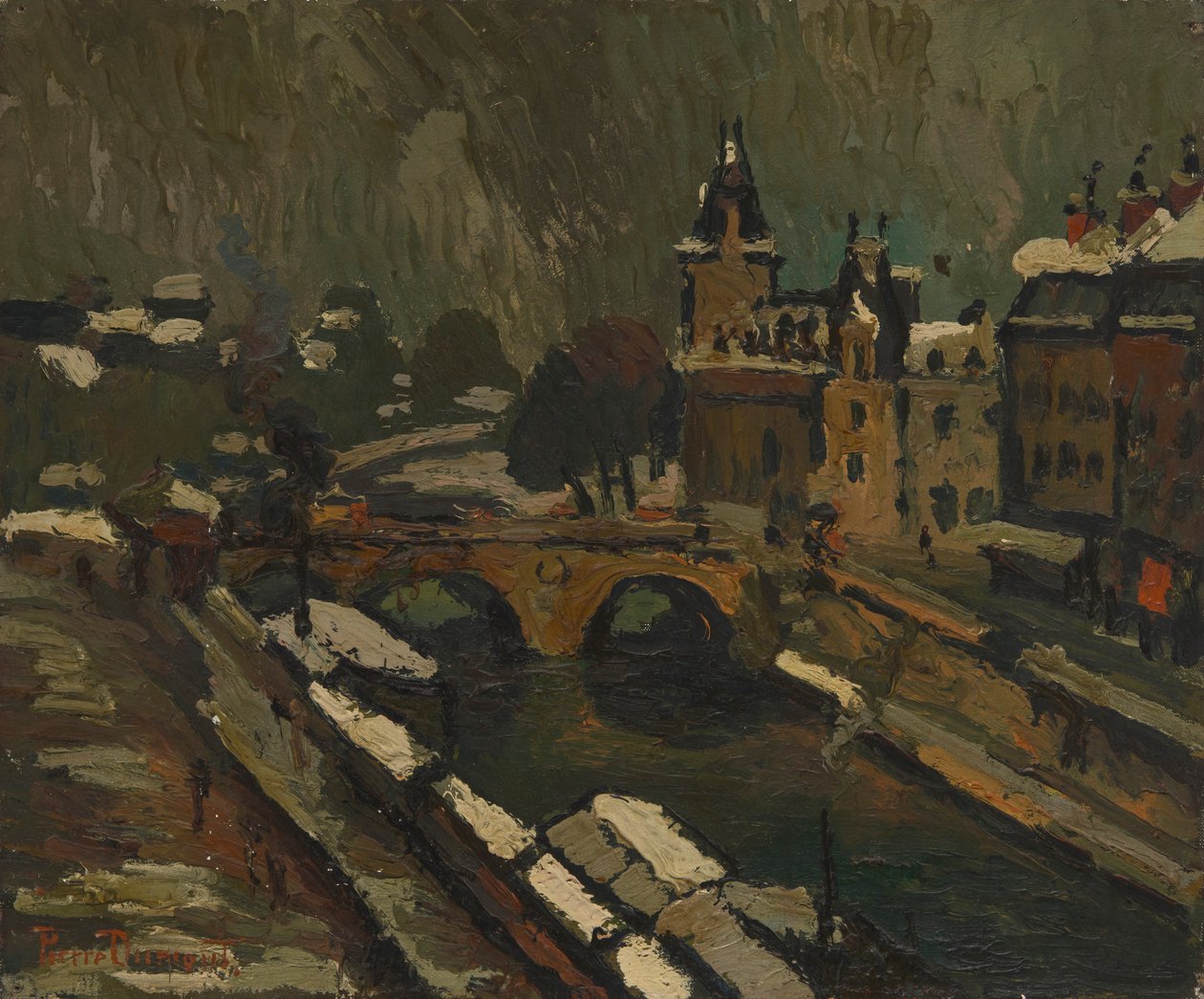 Kışın Paris by Pierre Dumont