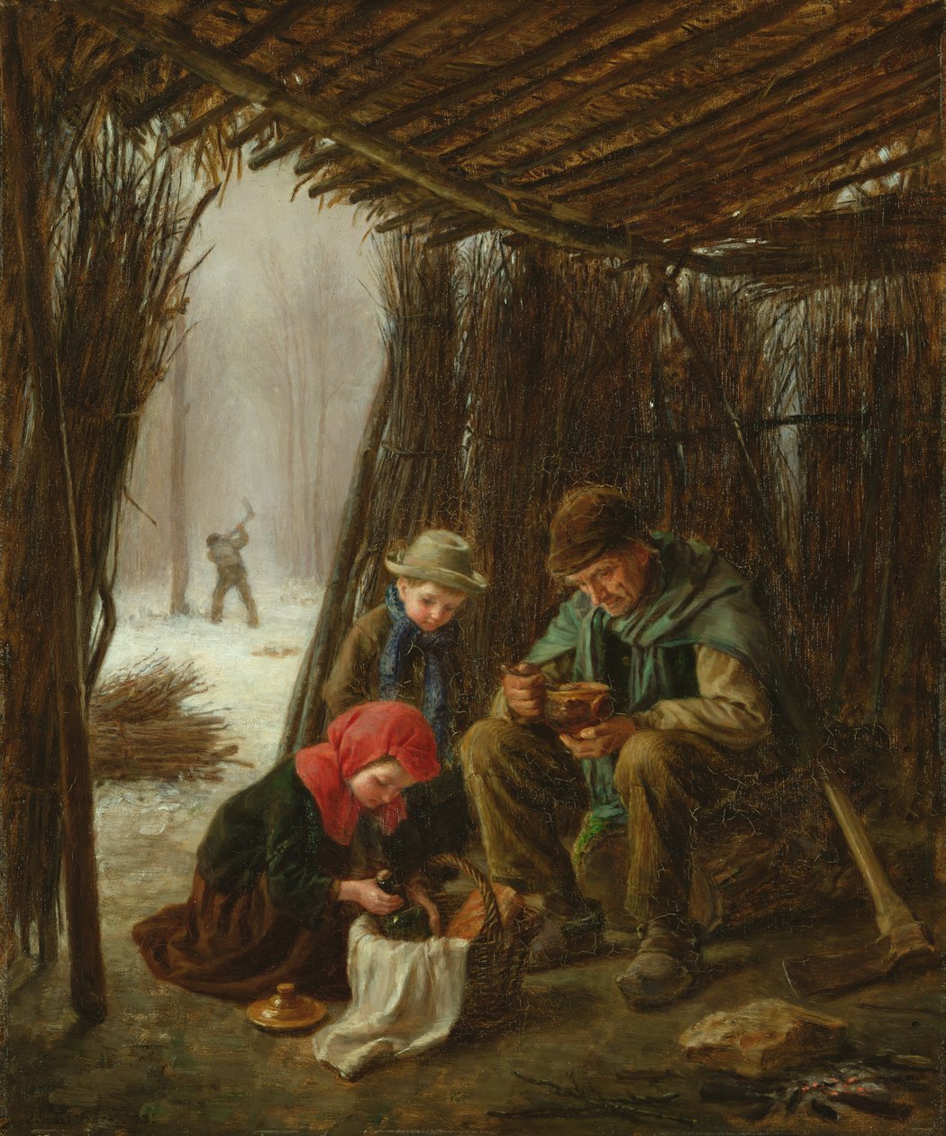 Oduncunun Yemeği by Pierre Edouard Frere