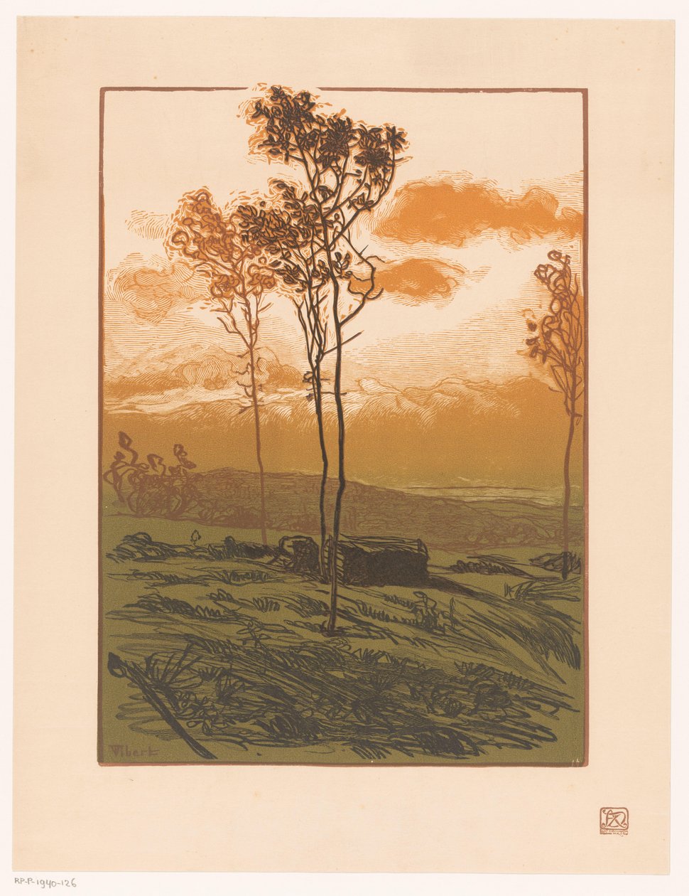 Manzara by Pierre Eugène Vibert