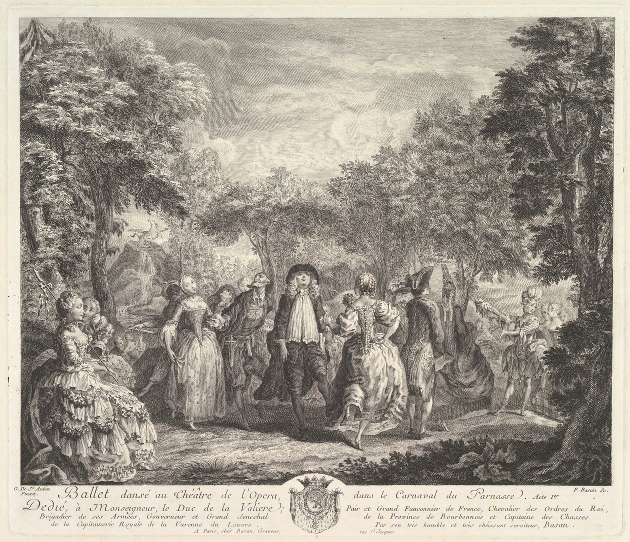 Parnassus Karnavalı, 1761-62. by Pierre François Basan