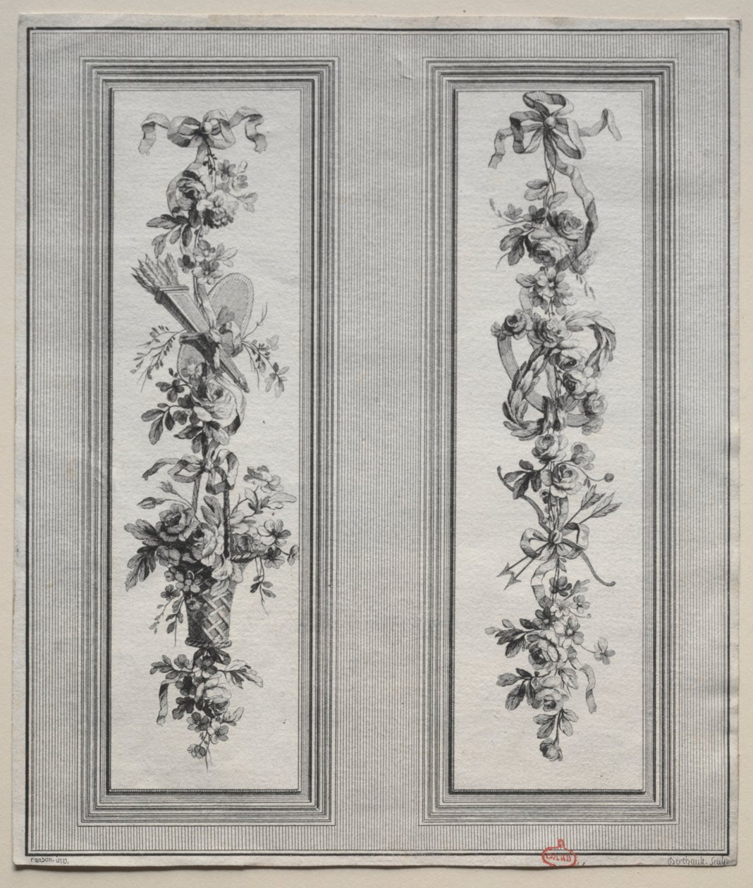 Bahçe Süsleme. by Pierre Gabriel Berthault
