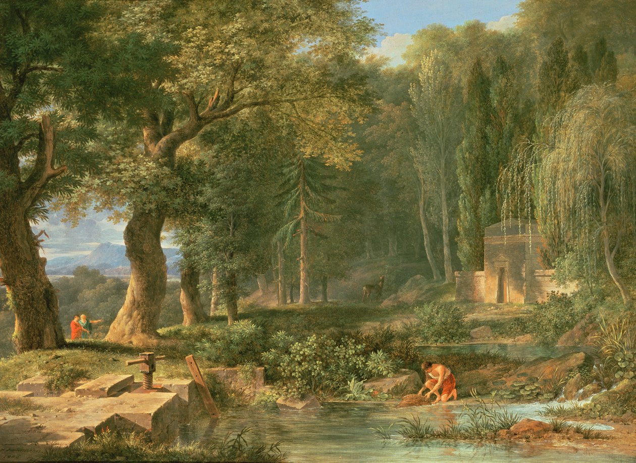 Klasik manzara by Pierre Henri de Valenciennes