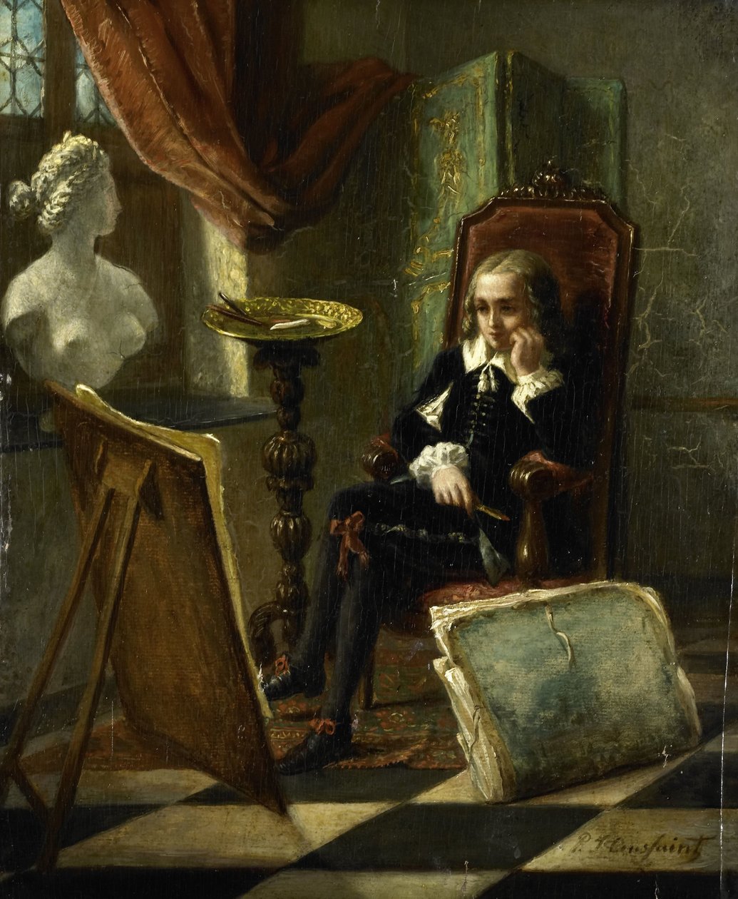 genç ressam by Pierre Joseph Toussaint