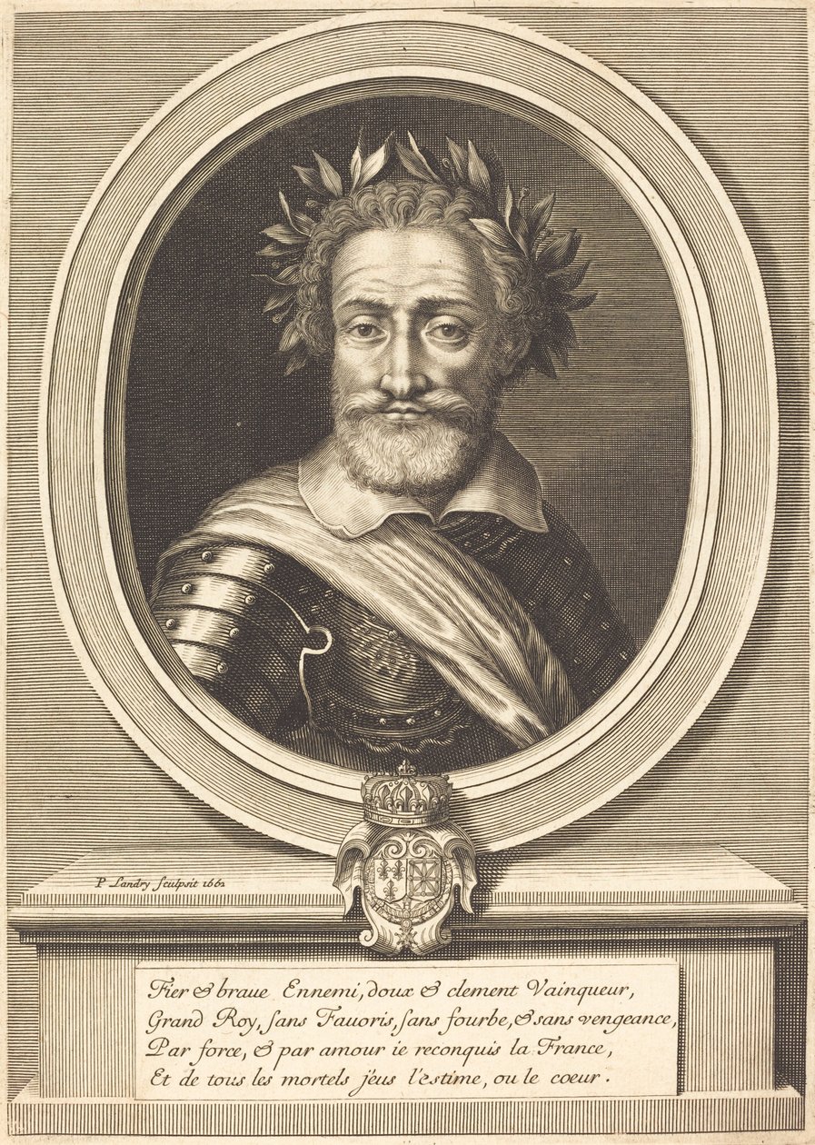 Henri IV, Fransa Kralı by Pierre Landry
