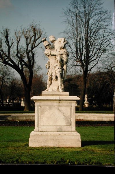 Aeneas ve Anchises (mermer) by Pierre Lepautre