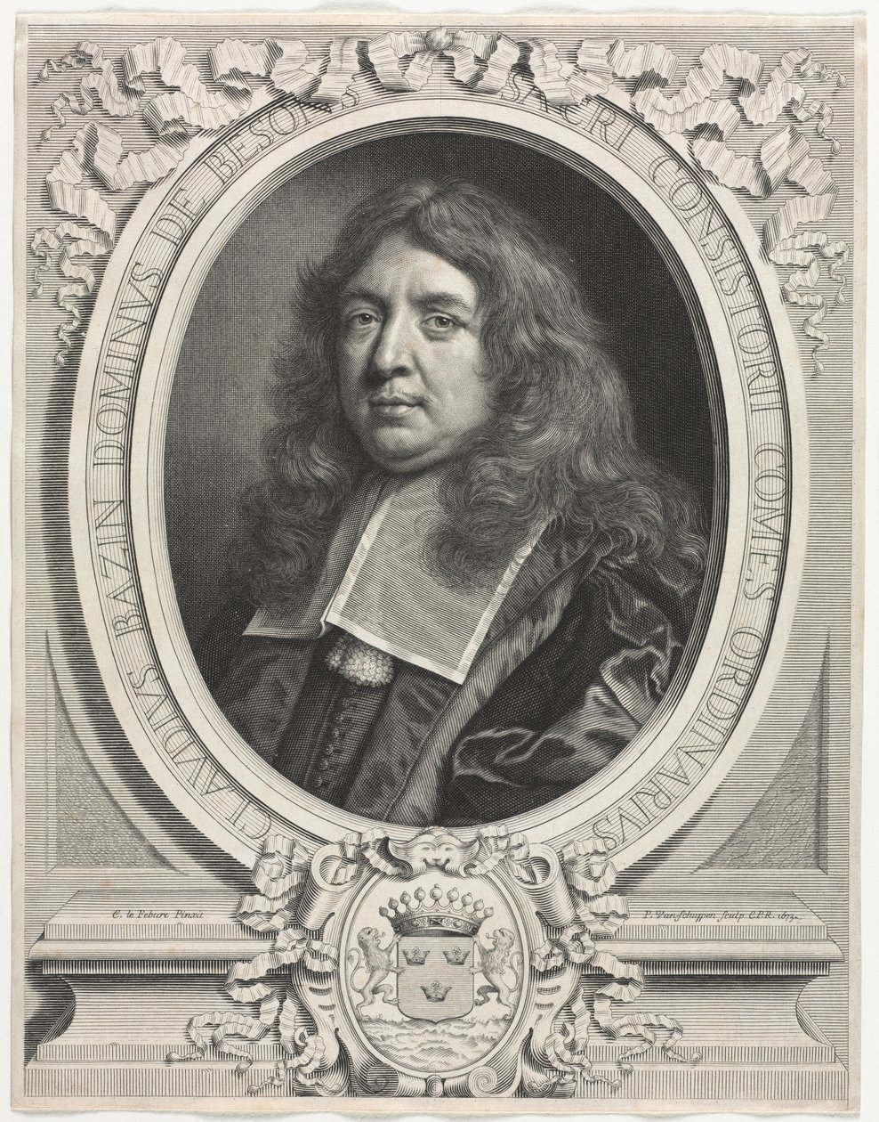 Bazin de Besons, Claude, 1673. by Pierre Louis van Schuppen