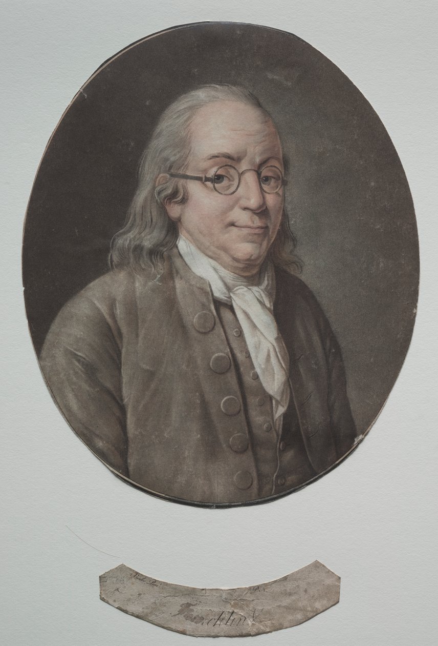 Benjamin Franklin by Pierre Michel Alix