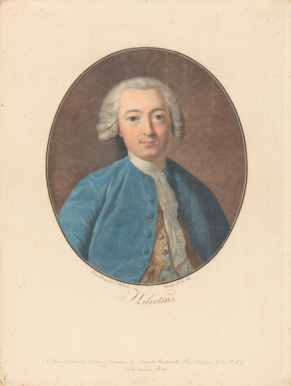 Helvetius by Pierre Michel Alix after Jean François Garnerey after Louis Michel Van Loo