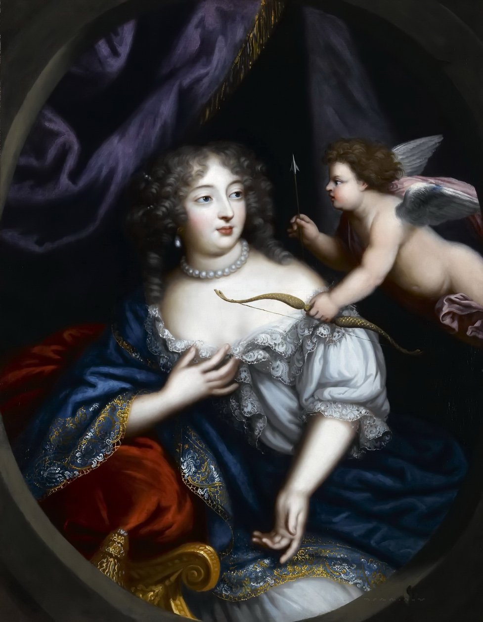 Françoise-Athénaïs de Rochechouart, Montespan Markizi 1640-1707 by Pierre Mignard