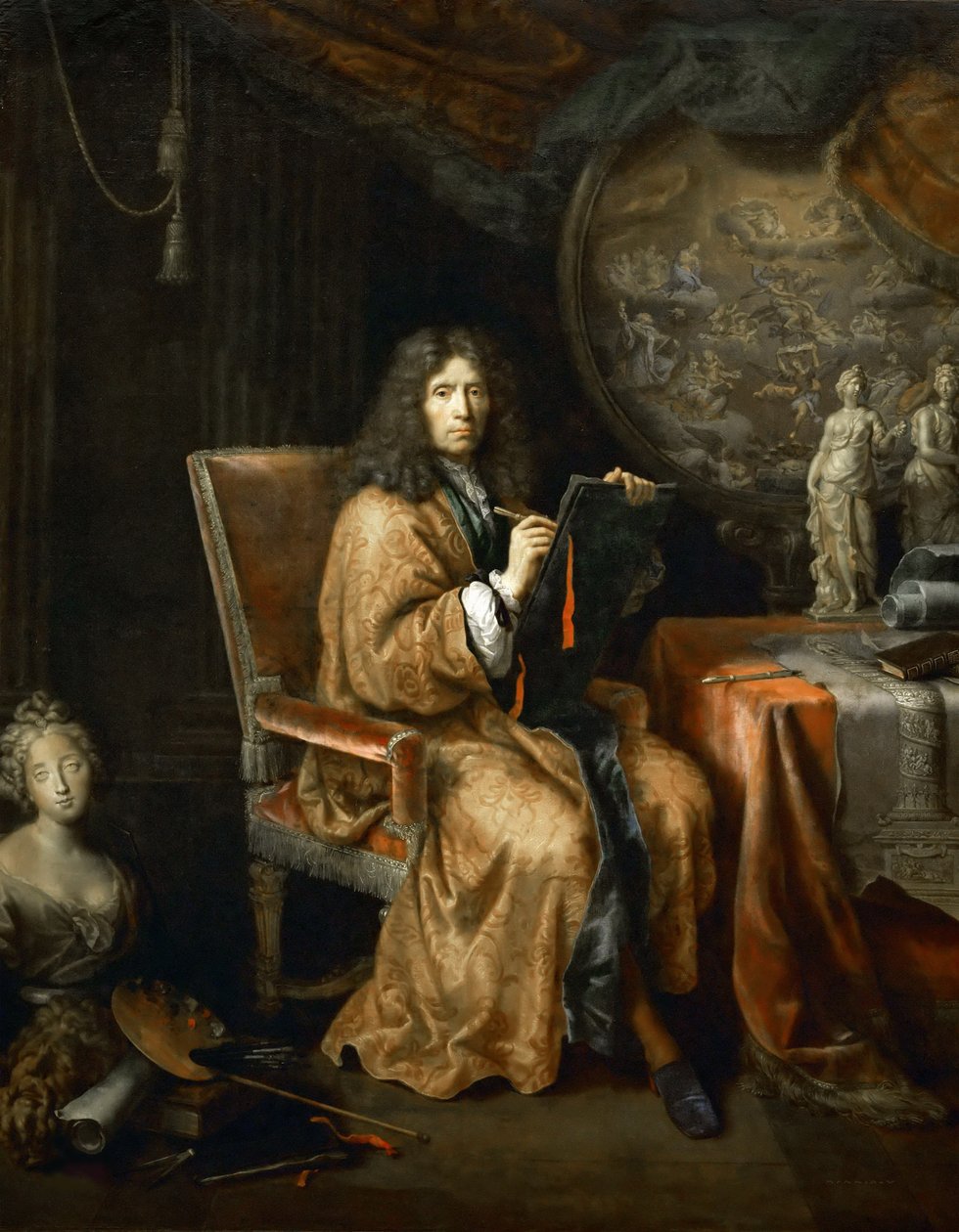 Otoportre, 1680 ve 1690 Arası. by Pierre Mignard