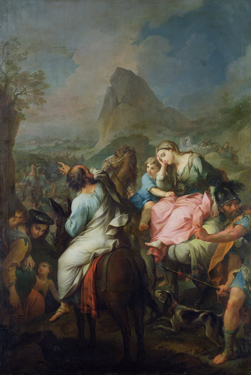 İsraillilerin Tutsaklığı, 1733 by Pierre Parrocel
