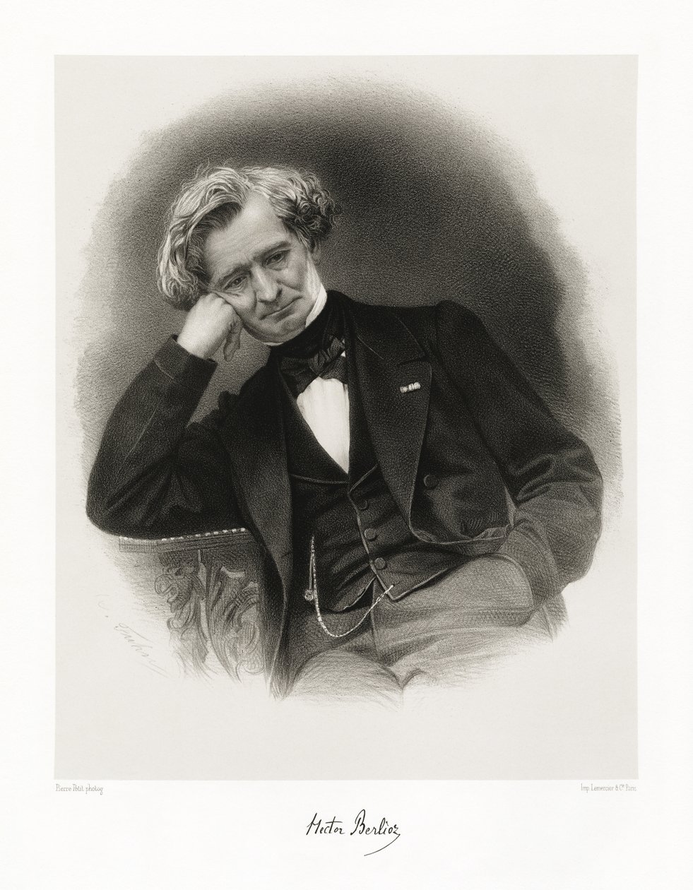 Hector Berlioz, 1865-66 by Pierre Petit