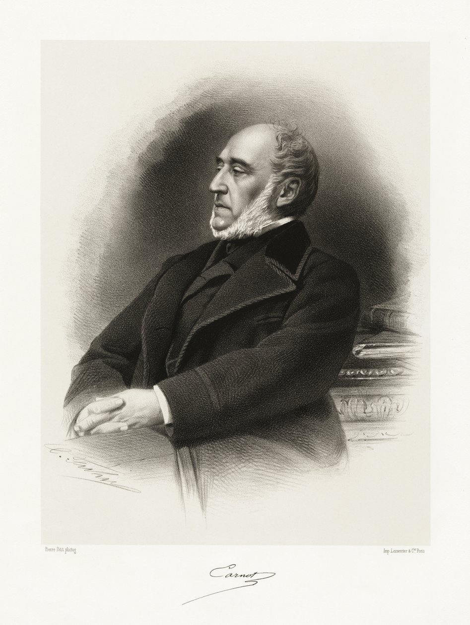 Lazare Hippolyte Carnot, 1865-66 by Pierre Petit