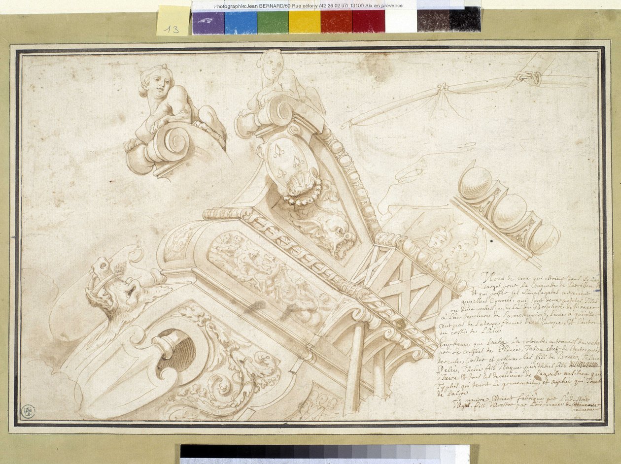 Argos gemisi (çizim) by Pierre Puget