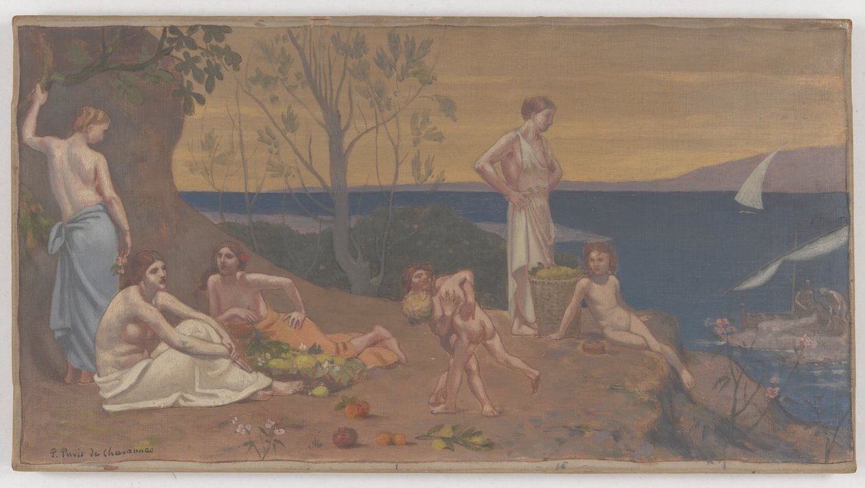 Tatlı Ülke (Hoş Ülke) by Pierre Puvis de Chavannes