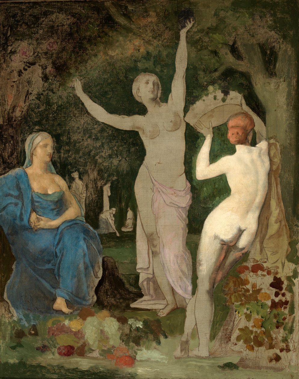 Sonbahar, ca. 1864. by Pierre Puvis de Chavannes