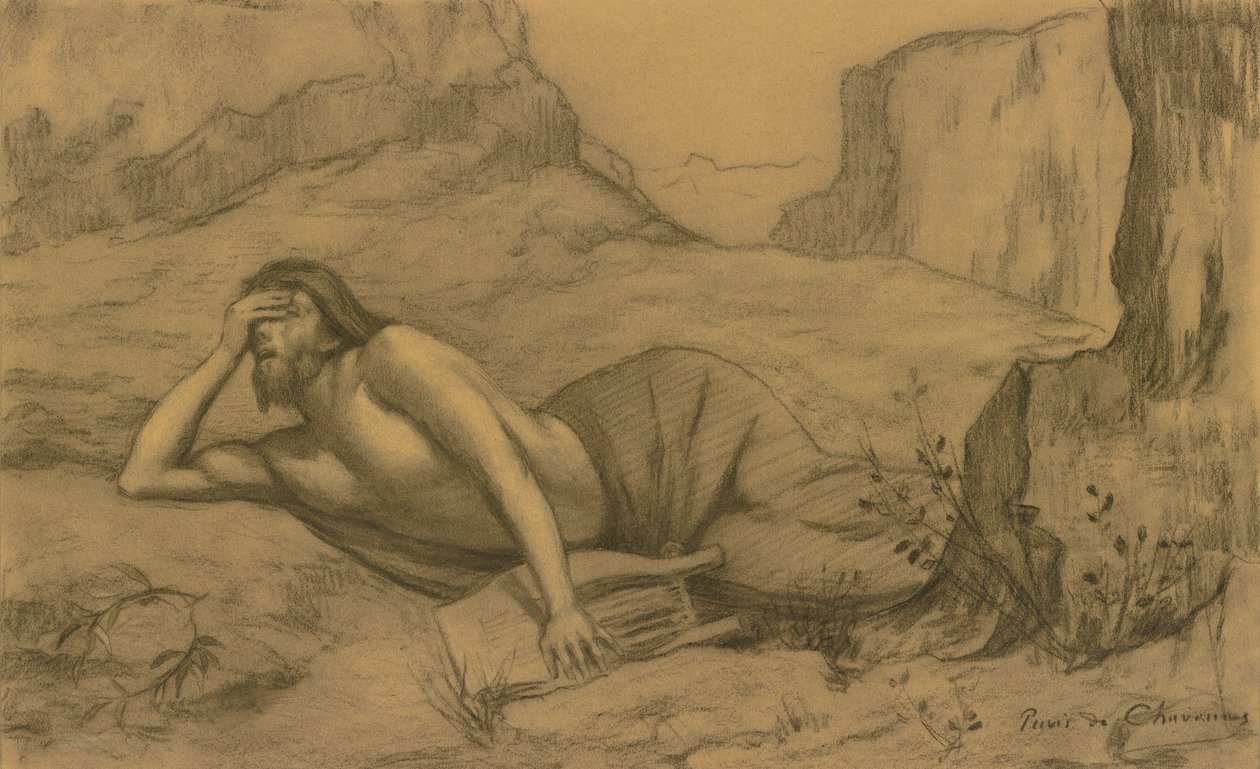 Orpheus by Pierre Puvis de Chavannes