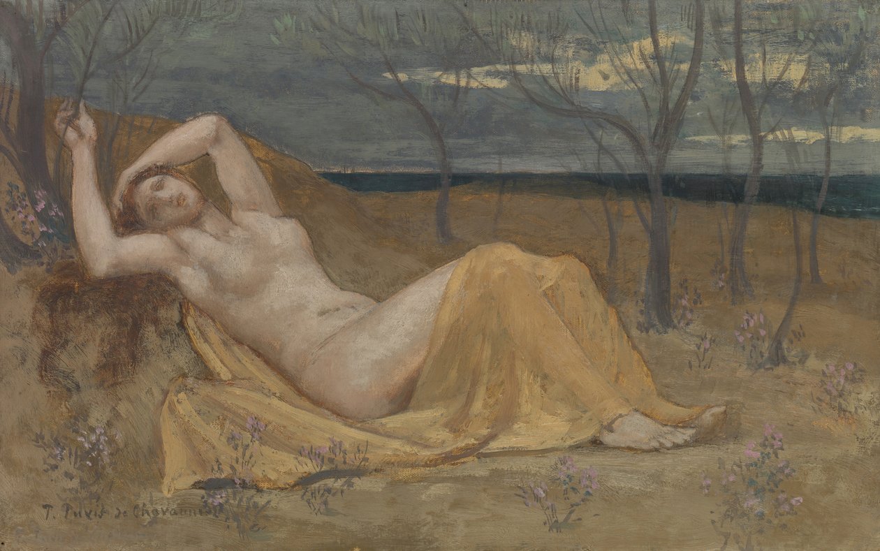 Tamari, ca. 1886-87. by Pierre Puvis de Chavannes