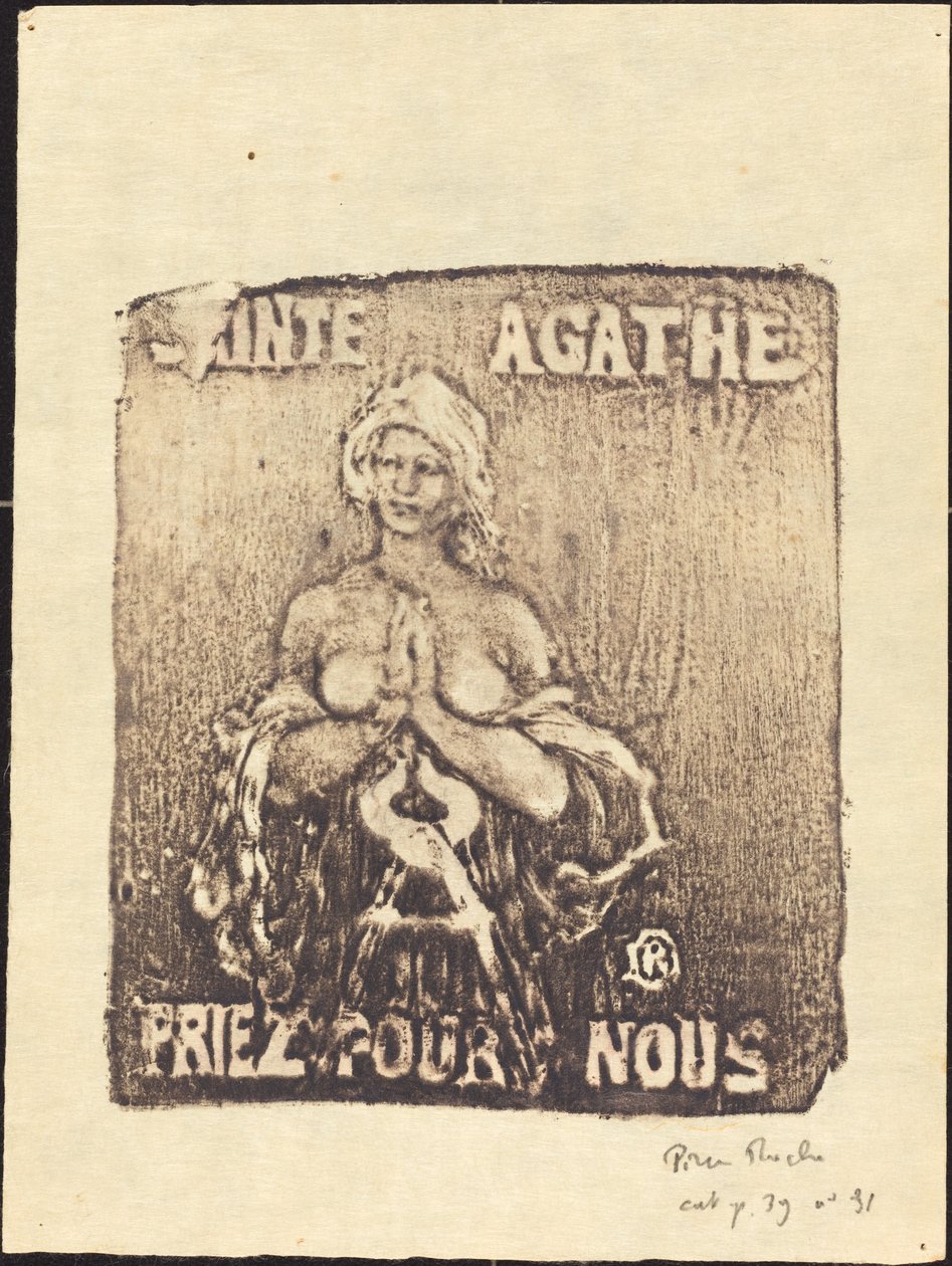 Sant Agathe (Aziz Agatha) by Pierre Roche