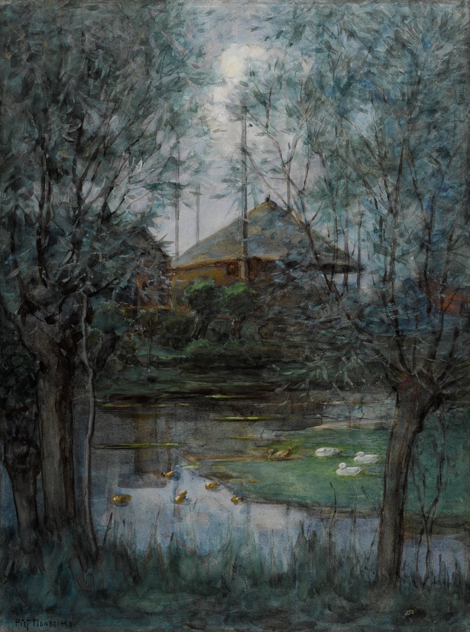 samanlık by Piet Mondrian