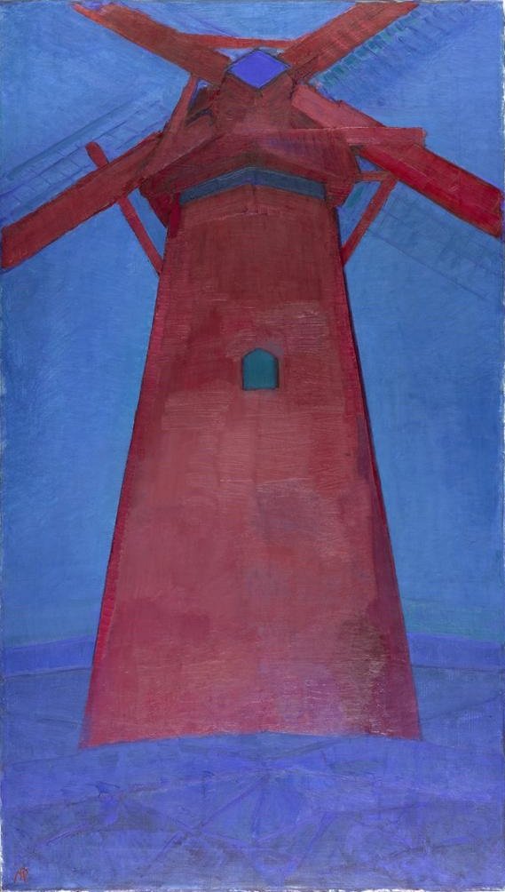Mondrian Kırmızı Değirmeni by Piet Mondrian