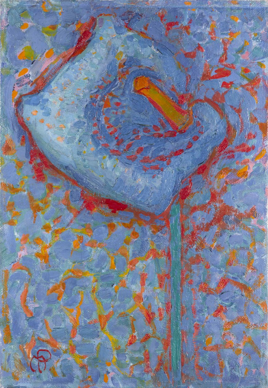 Arum Lily, 1908-1909. by Piet Mondrian