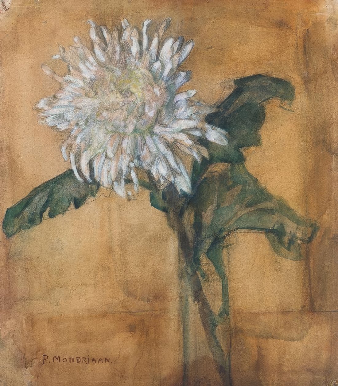 Krizantem by Piet Mondrian