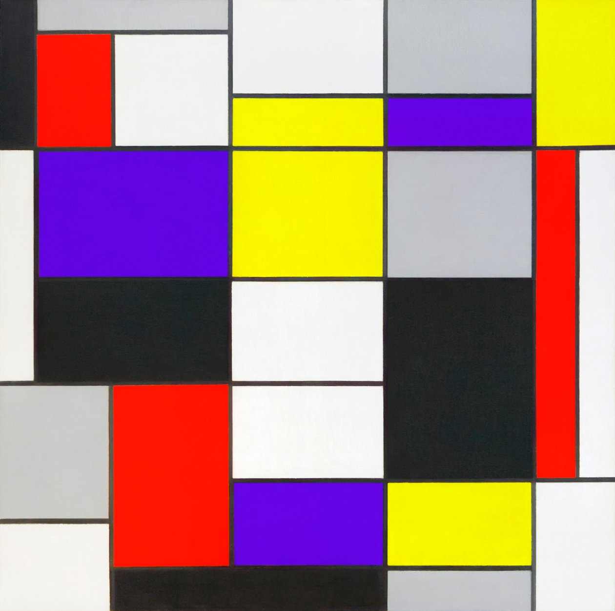Bileşim A by Piet Mondrian