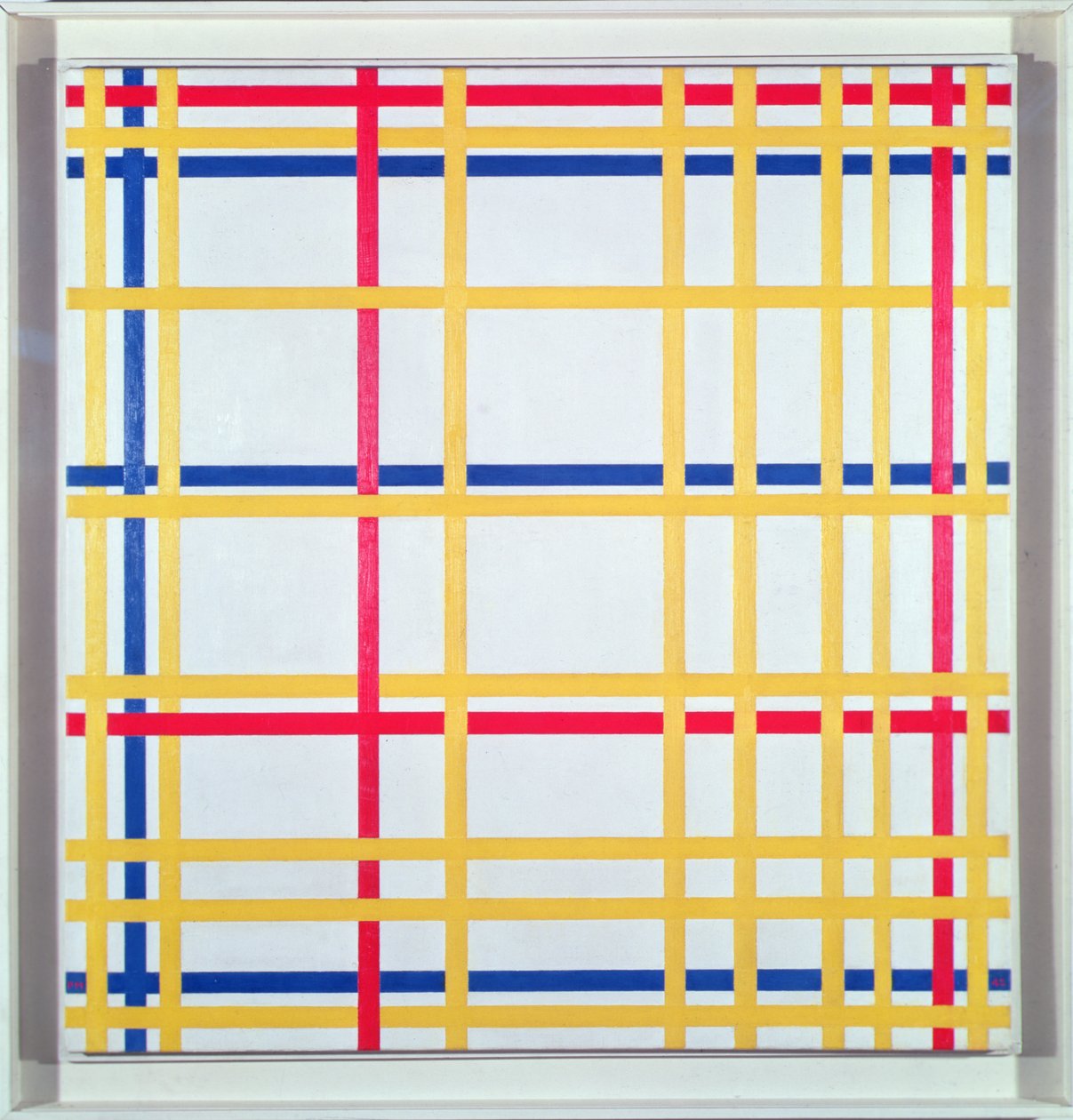 New York Şehri ben by Piet Mondrian