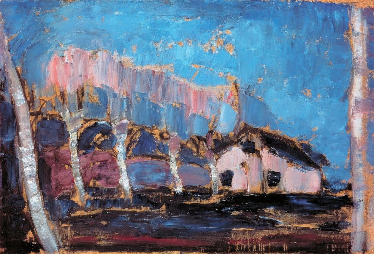 Piet Mondrian (1872–1944), Gece Manzarası, 1908. by Piet Mondrian
