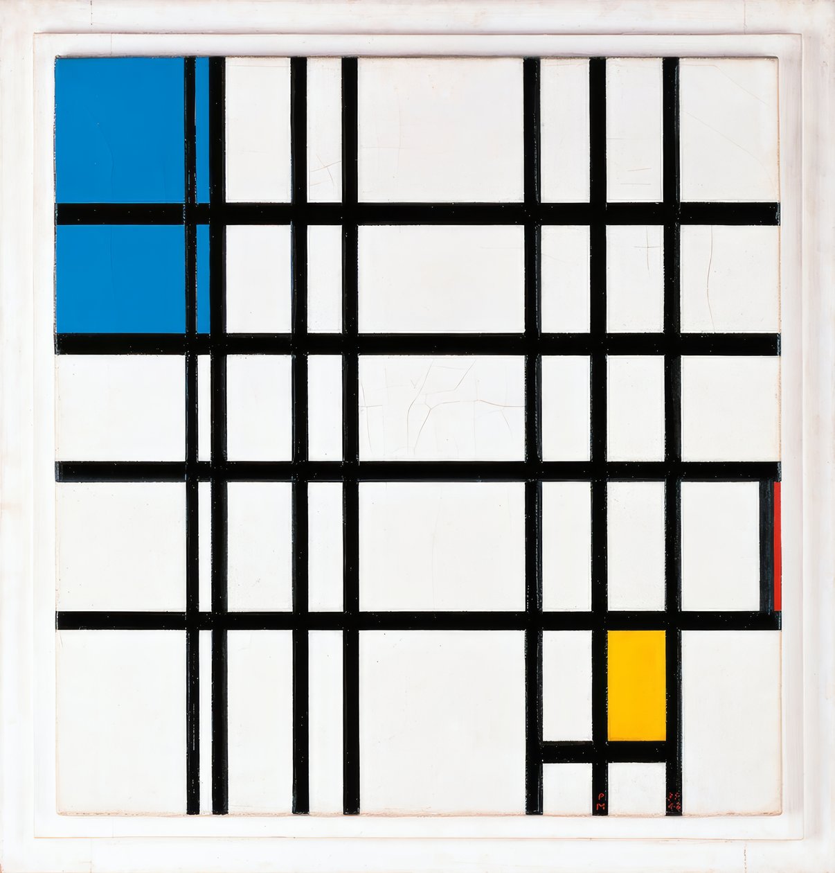 Siyah Çizgilerin Ritmi by Piet Mondrian