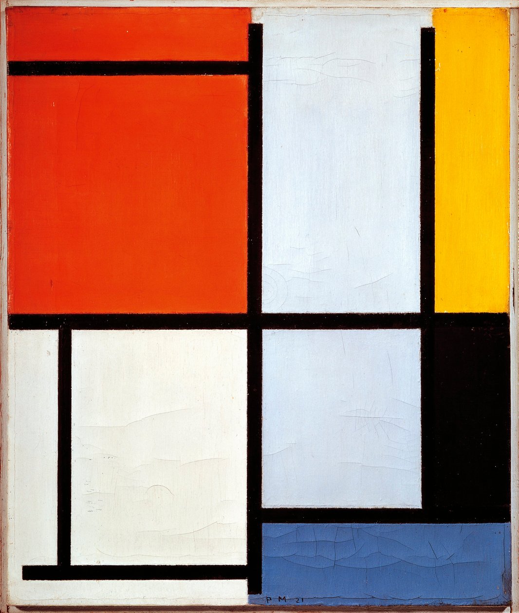 İsviçre, Basel, Kompozisyon by Piet Mondrian