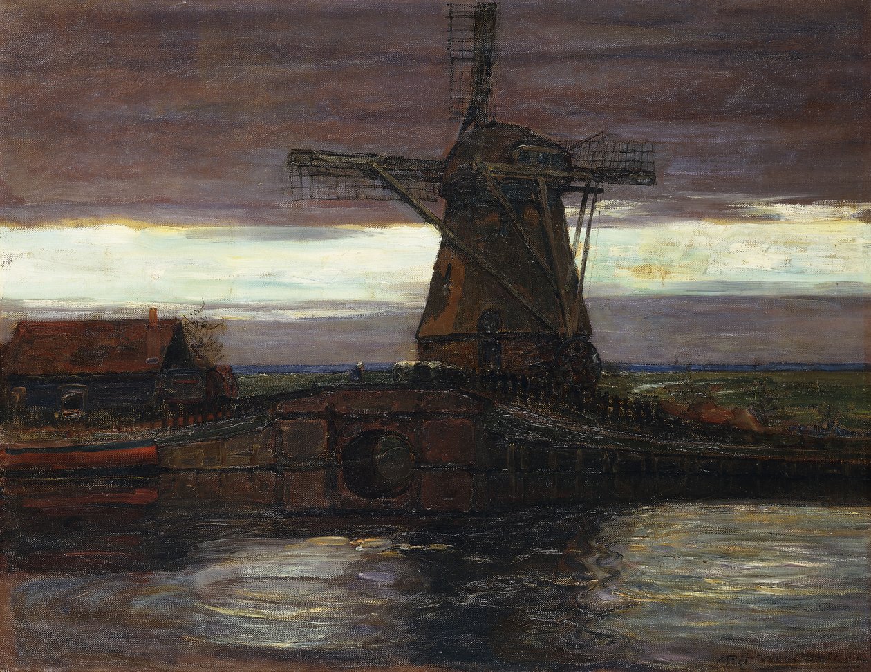 Değirmen; Değirmen by Piet Mondrian