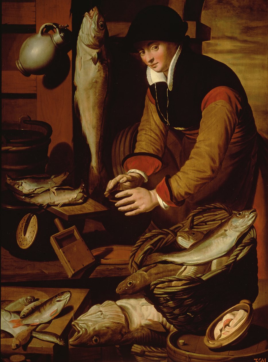 Balık Satıcısı by Pieter Aertsen