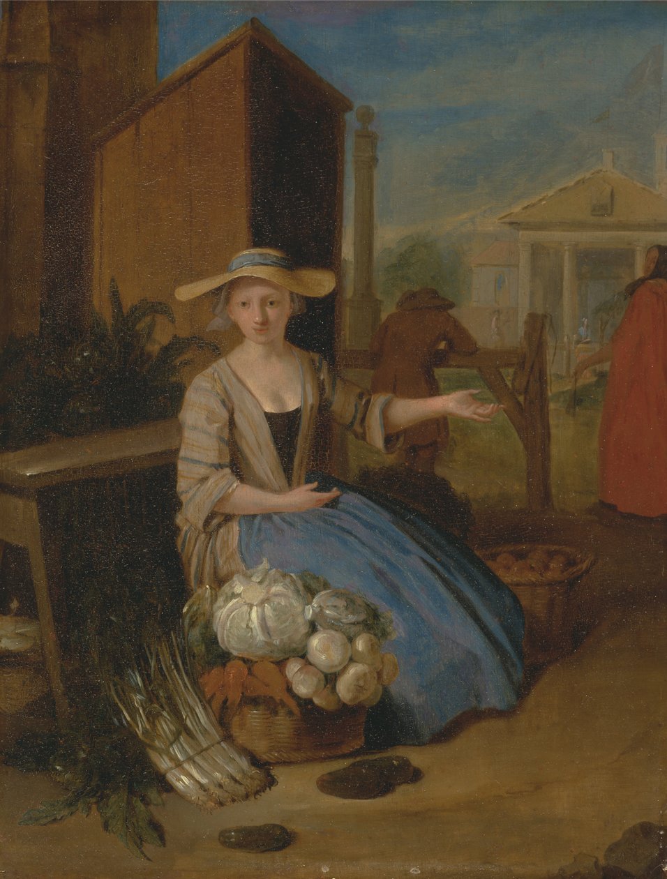 Sebze Satıcısı, Covent Garden by Pieter Angillis