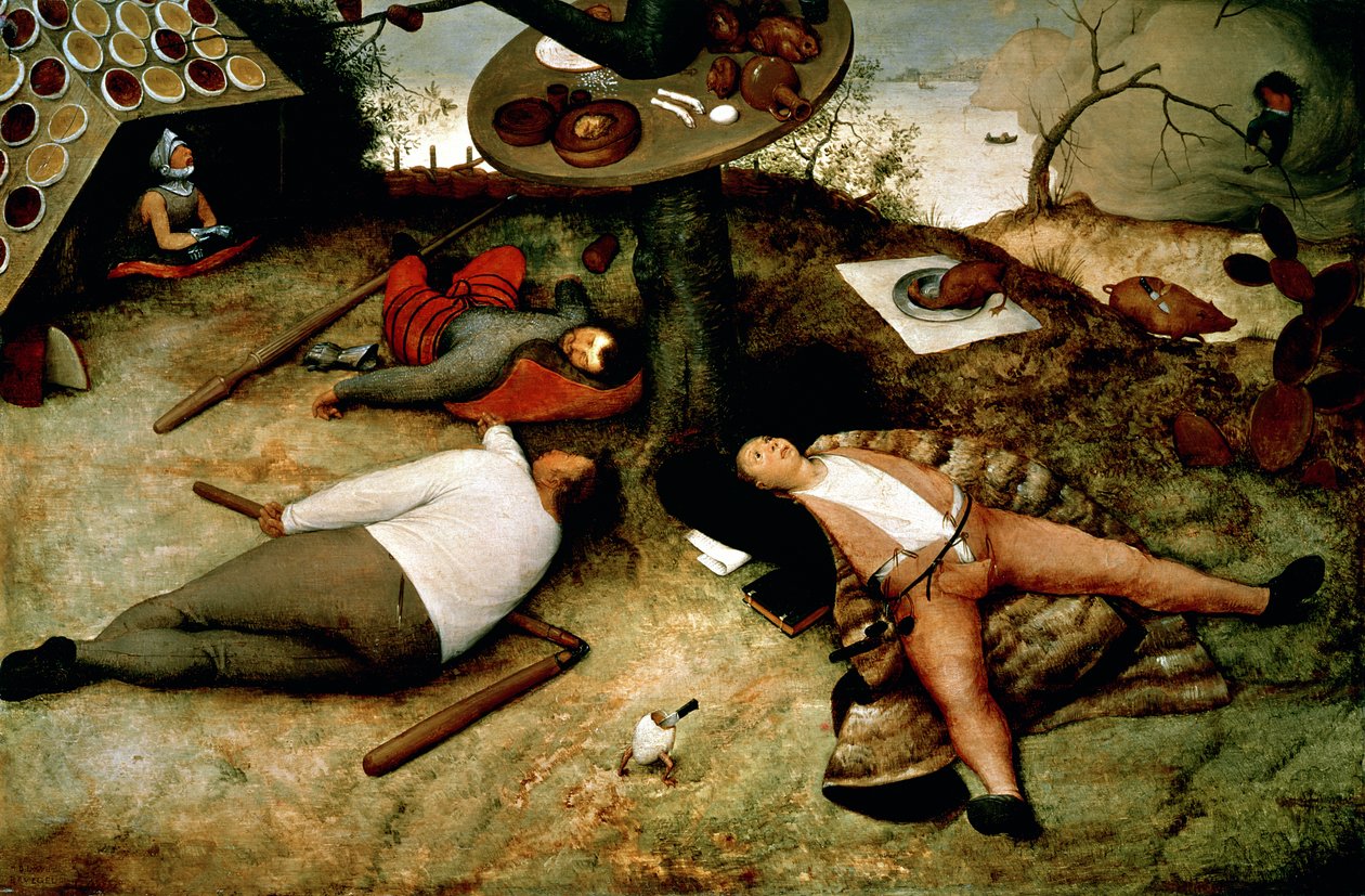 Cockaigne Ülkesi, 1567 by Pieter Bruegel the Elder