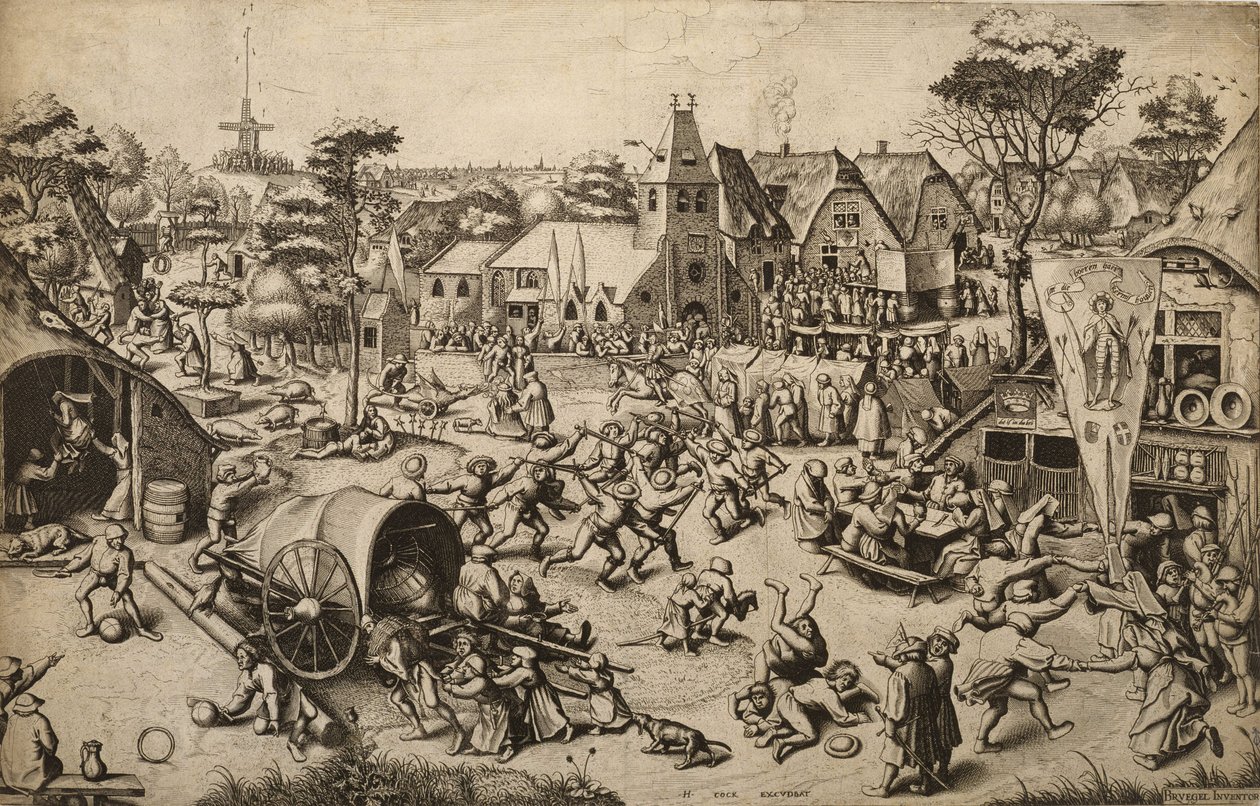 Aziz George Günü Fuarı by Pieter Bruegel the Elder