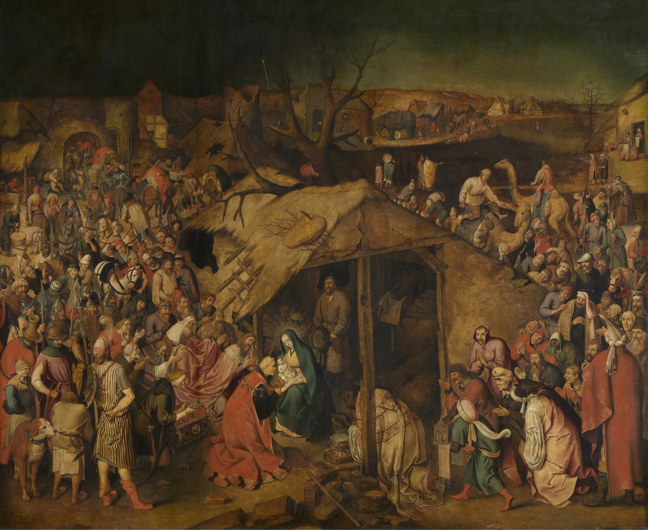 Kralların hayranlığı by Pieter Brueghel the Younger
