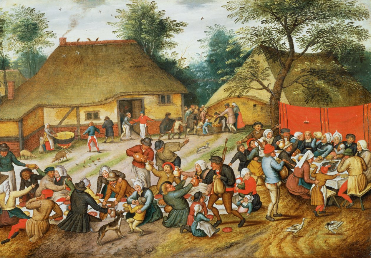 Düğün şenliği by Pieter Brueghel the Younger