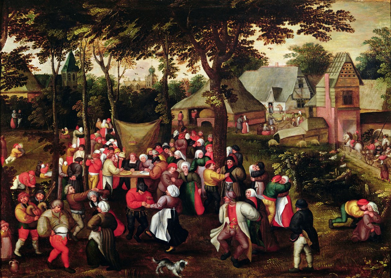 Düğün şenliği by Pieter Brueghel the Younger
