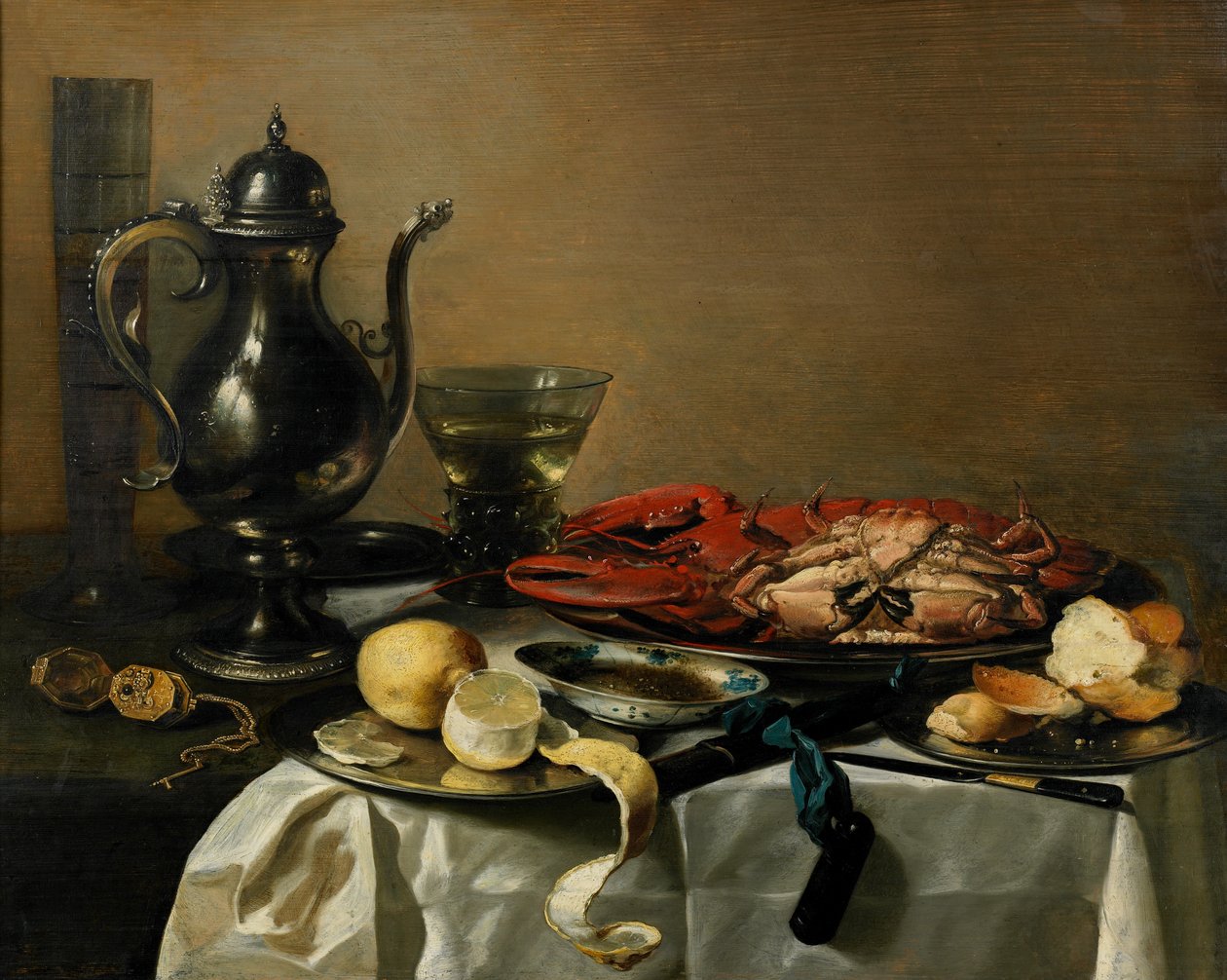 Natürmort, 1643 by Pieter Claesz