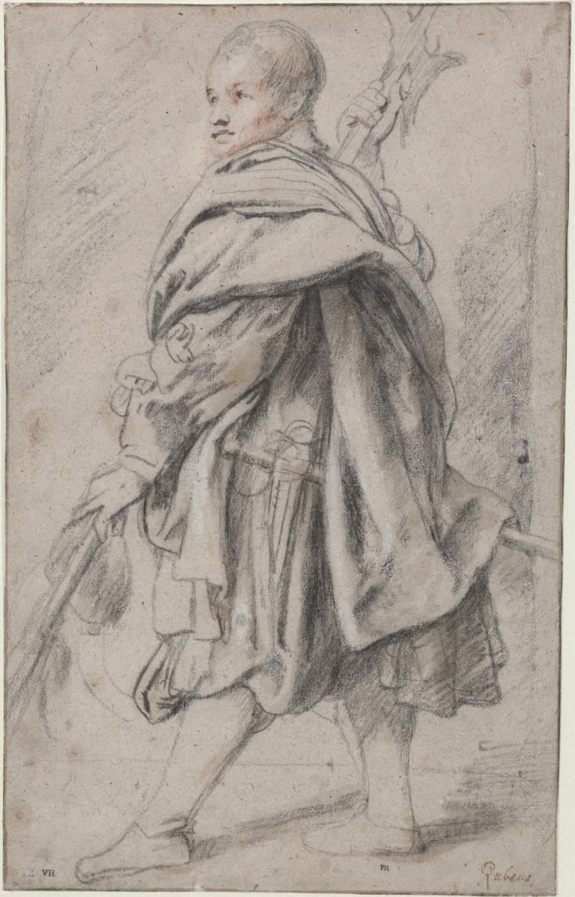 Bir teberin çalışması by Peter Paul Rubens