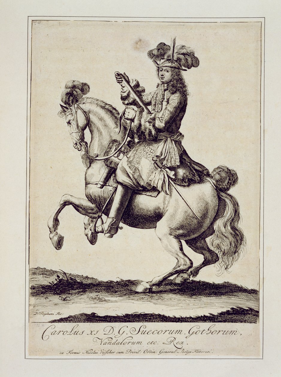 ಚಾರ್ಲ್ಸ್ XI (1655-97) ಟರ್ಕಿ by Pieter Stevens or Stephani