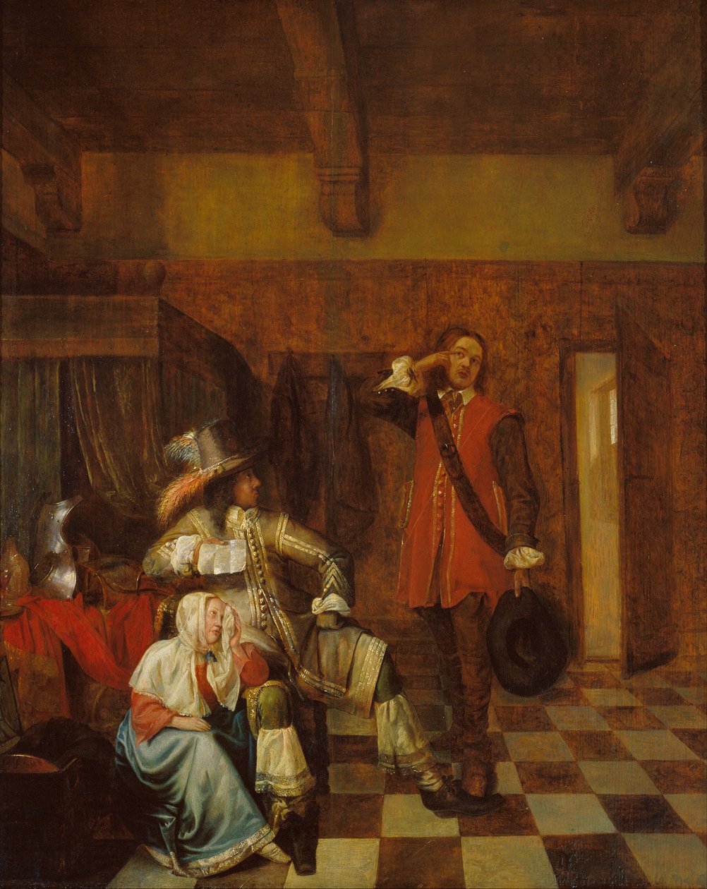 Kötü Haber Getiren by Pieter de Hooch