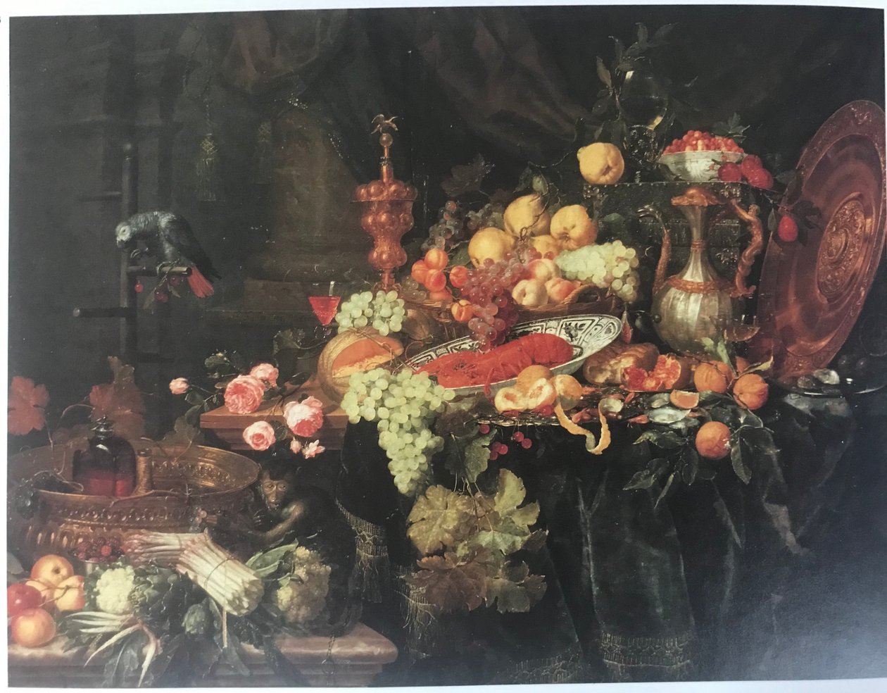 Natürmort - Squerryes Mahkemesi by Pieter de Ring