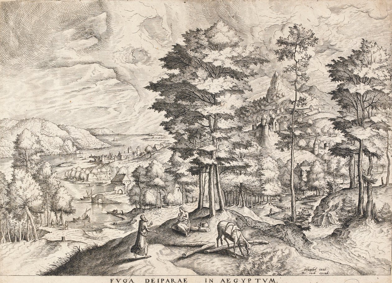 ಈಜಿಪ್ಟ್ ಟರ್ಕ್‌ಗೆ ಹಾರಾಟದಲ್ಲಿ ವಿಶ್ರಾಂತಿ by Pieter Bruegel the Elder