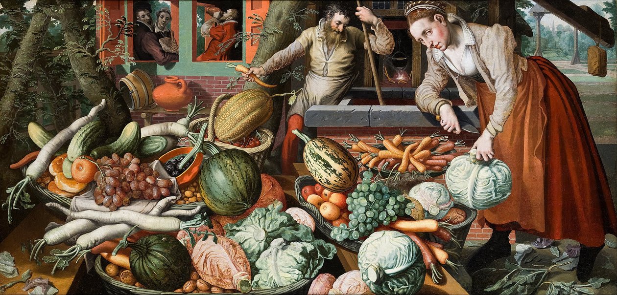 Pazar Sahnesi by Pieter Aertsen