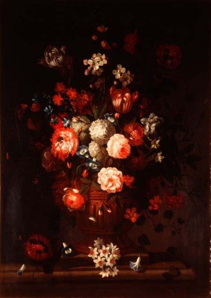 Natürmort, karışık çiçekler by Pieter (circle of) Casteels