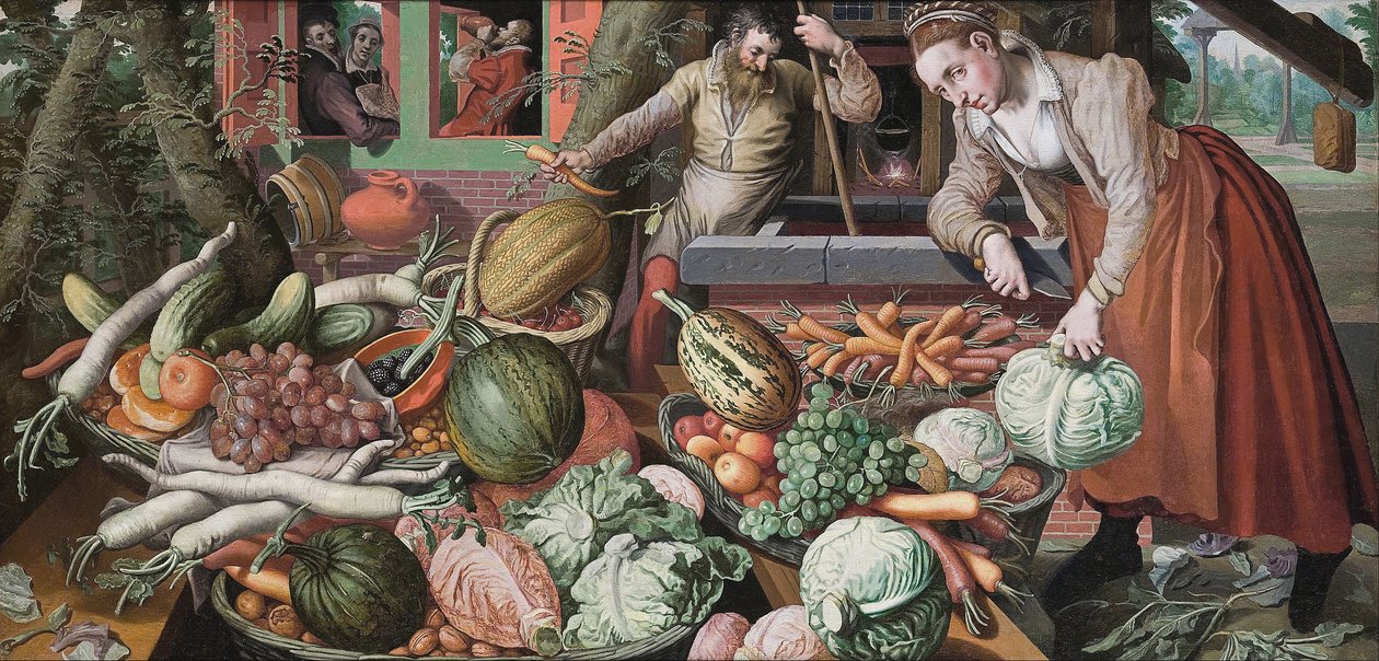 Pazar Sahnesi by Pieter Aertsen